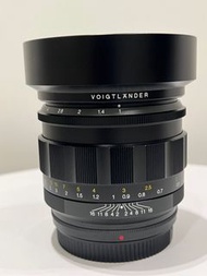 有保養極新天花板級福倫達夜神Voigtlander Nokton 50mm F1 鏡頭