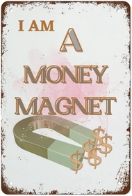 I Am A Money Magnet Wall Art Positive Affirmation Money Mindset Poster Wall Art Print Inspiring Best