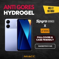 SCREEN PROTECTOR ANTI-SCRATCH HYDROGEL POCO C65 SPYRO PRO