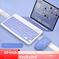 New 10 inch Wireless Keyboard Mouse Set For iPad Tablet Mini Bluetooth-compatible Keyboard For Computer Phone Laptop