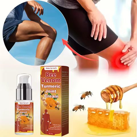 Bee Venomturmeric Joint Cream - Hypoallergenic Soothing Moisturizer with Natural Honey, Glycerin for