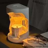 Creative Echo Valley Aromatherapy Melting Wax Lamp Building Plastic Bedside Decoration Designer No F