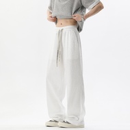 Ready Stock Fast Shipping 2026 Spring New Style Shadowless Wall Straight Bark Wrinkle Trousers M-5XL