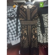 Black lace dress S MS40