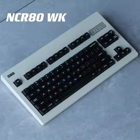 Retro Keyboard Kit Customization for NCR80 R3 87 Bluetooth Keyboard Hot Swappable PCB FR4 Positionin