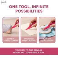 [gazi] Point Turner Seam Creaser 3 in 1 Sashiko Awl Useful Fabric Scoring Tool for Sewing Lover Birt