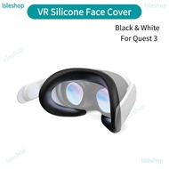 VR Silicone Face Cover for Quest 3 Headset Facial Interface VR Accessories