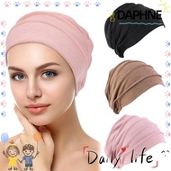 DAPHNE Breathe Hat Cancer Muslim Scarf Cap Elastic Cloth Head Cap Hat Chemo Cap