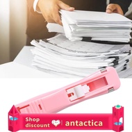 antactica Clam Clip Dispenser  Strong Clamping Vibrant Compact Paper Traceless for School Document (