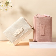 2025 New Korean Style Short Wallet for Women Ins Students Multi-card Slot Zipper Coin Purse Lady Wal