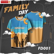 (READY STOCK ) 2024 Newly designed JERSEY Baju Tshirt Lelaki Family Day Crew Neck T-shirt Jersey Des