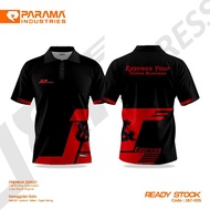 PARAMA Original JNT Express Jersey Full Printing Cool J&T Package Courier Driver Clothes