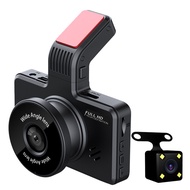 GMMA 3-inch HD Dashcam dual-lens and dual-recording reversing video dashcam1080p