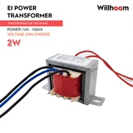10X15EI Power Transformer 2Watt Dual Output 3Wires AC12V-0-12V 15V-0-15V 18V-0-18V 24V-0-24V 9V-0-9V
