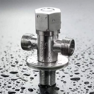 RCG Heavy Duty SUS304 Stainless Steel 2 Way 1/2×1/2“ Angle Valve For Toilet Bidet Faucet COD