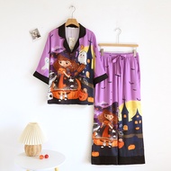 ชุดนอน Muslin Pajamas Collection Muslin Pet รุ่น รุ่น Halloween (V3308 V3309) | ชุดนอนชุดเที่ยว