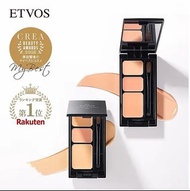 日本ETVOS 礦物三色遮瑕膏 Mineral Concealer Palette 3.1g SPF36 PA+++
