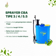 Sprayer Elektrik CBA Tipe 3/4/5,5 | Kapasitas Tangki 16 Liter Recharge