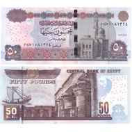 Brand New UNC  Egypt 50 Pound   Paper Money   Foreign Currency Coins  2016-20 Year  P-75
