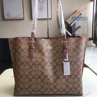 coach蔻馳 1665 MollieTote 女款大號托特包手提單肩女包 帶拉鏈夾層 Size 34.29.15。Coach 蔻馳