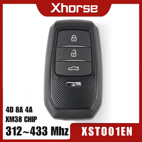 Xhorse XSTO01EN Smart Remote Key for Toyota XM38 4D 8A 4A All in One 4 Buttons Key Compatible with x
