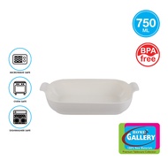 Home Gallery Ceramic Rectangular Baking Dish 750ml/ 1.7L/ 2.6L Oven Safe Heat Resistant Up to 200
