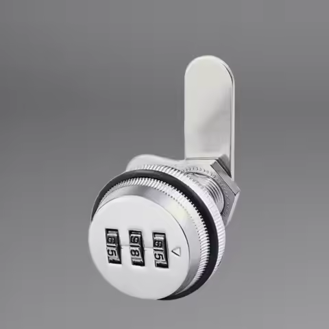 3 Digit Security Password Keyless Drawer Cam Lock Combination Coded Door Cabinet Home Hardware Zinc 