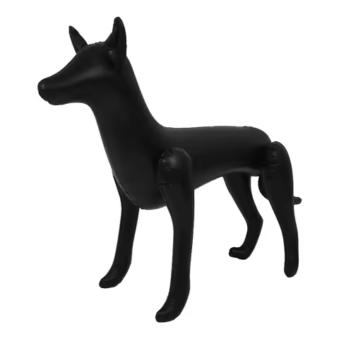 Inflatable Dog Mannequin Display Stand for Pet Clothing Rack Model for Pet Grooming Counters Pet Clo