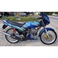 YAMAHA RXZ COVER SET Series 7 NAKASONE BIRU LAICI SET