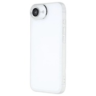 Soft TPU Silicone Lens Protection Casing Cover For iPhone 17e / 16e -White TR CHROME