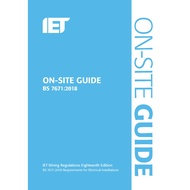 On-Site Guide (BS 7671:2018), 7th Edition | Handbook Electrical Academic Book | IET | 9781785614422