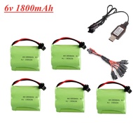 6v 1800mAh Ni-MH Battery For Rc toys Cars Tanks Robots Boats Guns 5* AA 6v Rechargeable Battery Pack