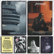 Music Album Hip Hop Drake Post Malone Star Rap 80S Retro Posters Canvas Wall Art Home Decor for Livi