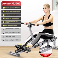 PINNAI | Silent Foldable Rowing Machine For Weight Loss And Abdomen Workout With Water Wind Resistan