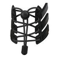 Elastic no-tie shoelaces for adults and children, no-tying sports elastic hiking shoelaces, one pair