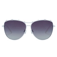 White aviator glasses