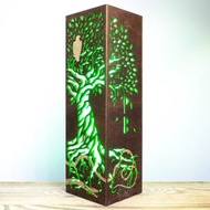 木製生命之樹燈 | 凱爾特與北歐維京神話 RGB LED 夜燈 |