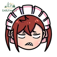 EARLFAMILY Dadanda Ayase Momo Car Sticker Interesting Motorcycle Helmet Truck Electric-Bicycle Helme