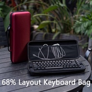 68% Layout Keyboard Carrying Case Customized Mechanical Keyboard Protective Storage Bag Hard-shell V