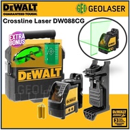 DeWalt DW088CG Cross Line Green Laser With Wall Pivot Bracket & Hard Case