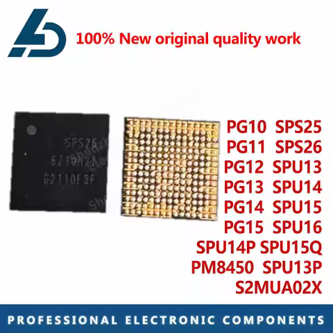 1pcs PG10 PG11 PG12 PG13 PG14 PG15 PM8450 S2MUA02X SPS25 SPS26 SPU13 SPU14 SPU13P SPU14P SPU15 SPU15