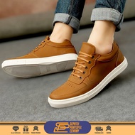 SEPATU PRIA SNEAKERS KULIT PU - SEPATU COWOK SANTAI TRAVEL NONGKRONG CASUAL LAKI LAKI NIKAHAN LAMARA