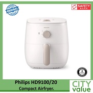 Philips HD9100/20 Compact Airfryer. aka HD9100 Air Fryer. RapidAir Technology. Auto Pause Function. 3.7L Capacity.