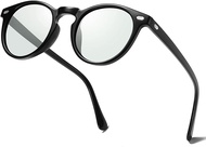 K.LAVER Polarized Photochromic Sunglasses For Men Women UV Protection Round Clear Sight Driving Glasses Anti Glare Eyewear Glasses Black
