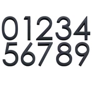 3D 10cm Address Number Plaque - Digit Sign Sticker for Door, Home, Hotel, Apartment, Street
