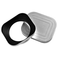 TC Metal Camera Square Lens Hood Universal Retro for Fuji Sony Nikon Canon 39mm 43mm 46mm 49mm 52mm 
