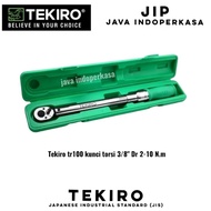 TEKIRO TQ-WR0320 TR100 torque wrench 3/8" Dr 2-10 Nm momen key/
