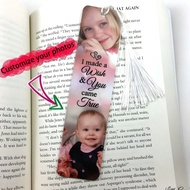 Customized Photo Tassel Double-Sided Printed Bookmarks - Personalized Gifts For Book Lovers, Wedding