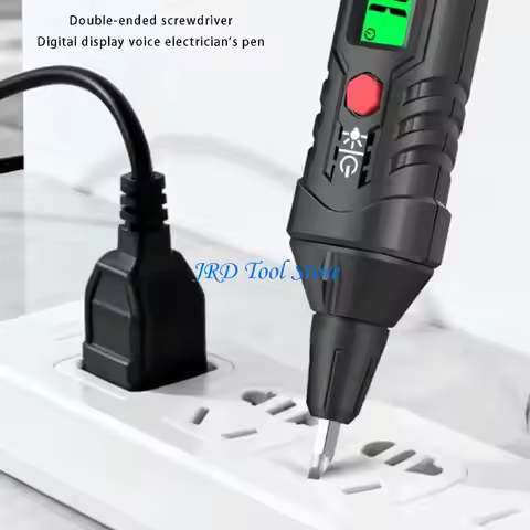 A2UD Testerer Pen AC6V-390V Detectors Meter Voltmeter Buzzers Alarm Not-Contact Tester Breakpoints F