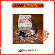 Original STIHL Ignition Coil - STIHL MS660 066 Plug Coil Coil Api (Coil Api Mesin Chainsaw)